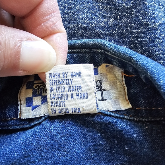 Pretty Bleu 1990s Vintage Womens Cottage Shirt Medium Acid Wash Denim - Picture 10 of 14